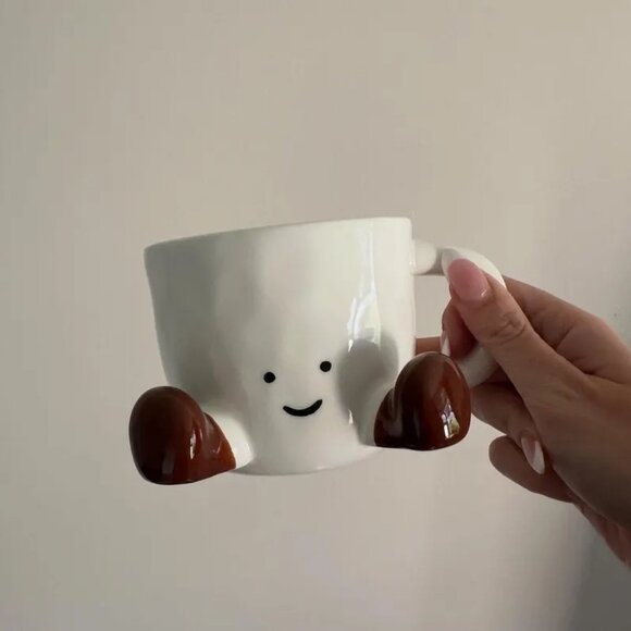 Smiley Mug Happy Feet Mug - Picture 1 of 3